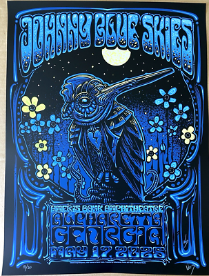 FOIL Johnny Blue Skies AP POSTER Alpharetta GA 2025 S/N #/20