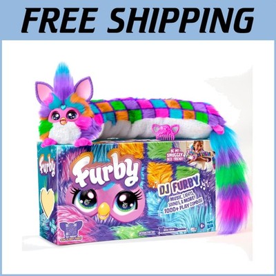Neon Star DJ Furby: Interactive Plush Toy with Music, Lights