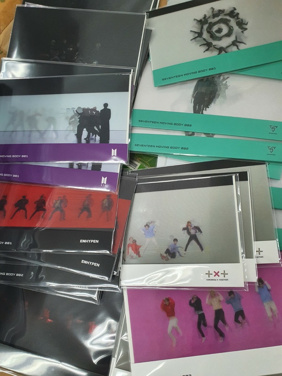 hybe insight lenticular postcard set moving body bts seventeen