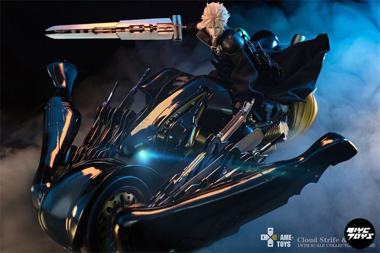 Ready! GAMETOYS 1/6 Cloud Strife & Fenrir GT-006C Action Figure