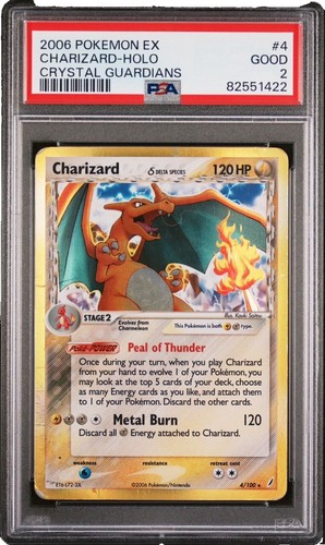 Pokemon Card Japanese Charizard Delta Species Crystal Guardian