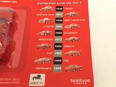 Ferrari 1/64 Kyosho x Dydo Vol.1 and Vol.2 Complete 20 Cars lot