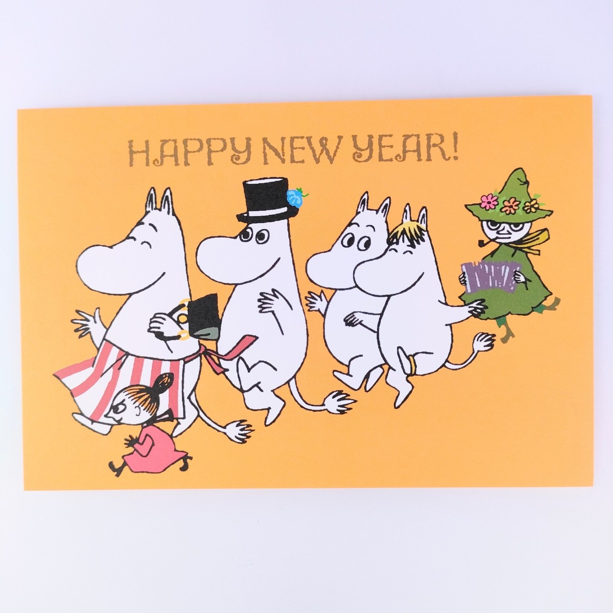 Moomin Postcard Happy New Year Japanese Rare From Japan F/S | eBay
