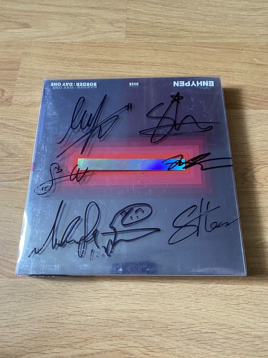Enhypen Border Day One OT7 signed PROMO Album | eBay