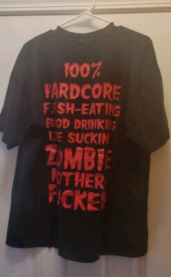 Vintage 90's Rob Zombie 100% Hardcore T-Shirt X-Large Winterland