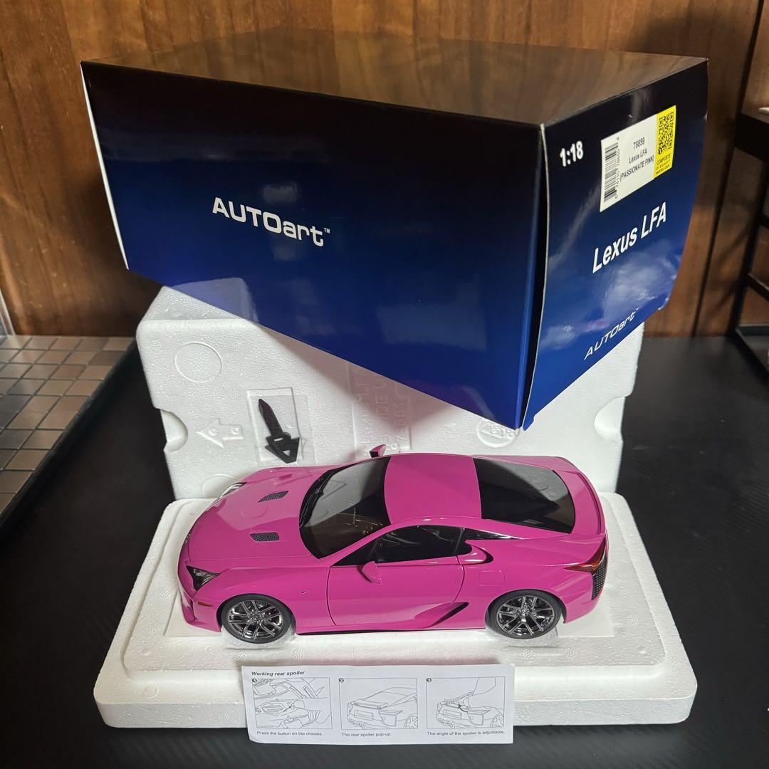 Mint] AUTOart 1/18 Lexus LFA PASSIONATE PINK [Not on display] | eBay