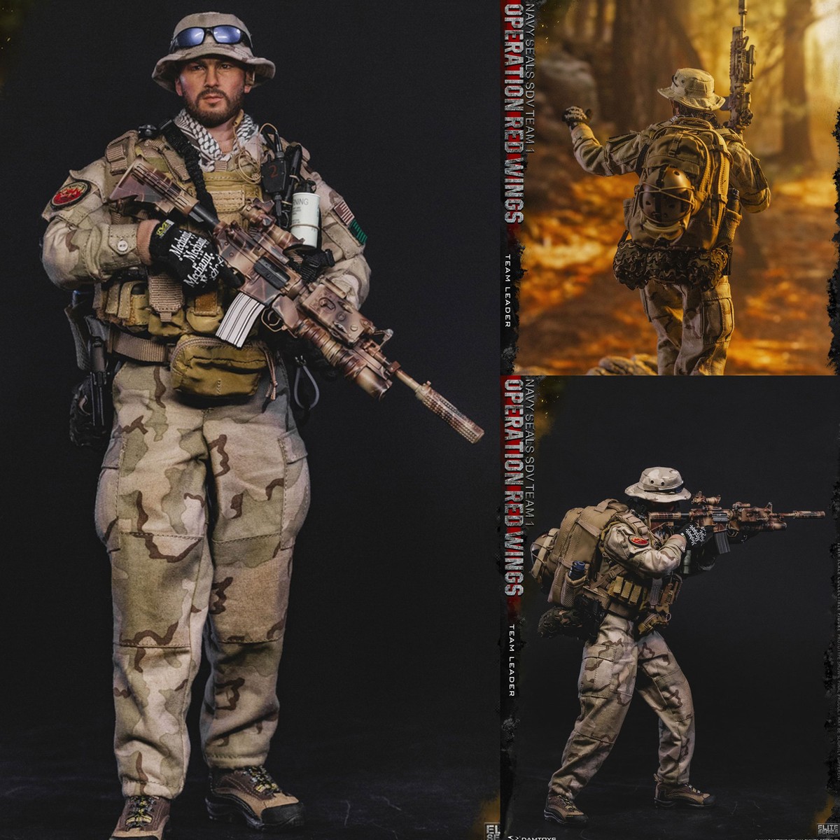 Damtoys Operation Red Wings Navy Seals Sdv Team 1 Team Leader 1/6