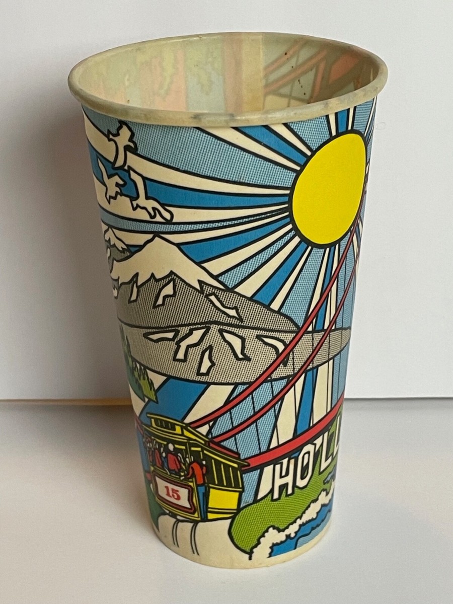 1990's WENDY'S Biggie Wax Cup vintage fast food restaurant | eBay