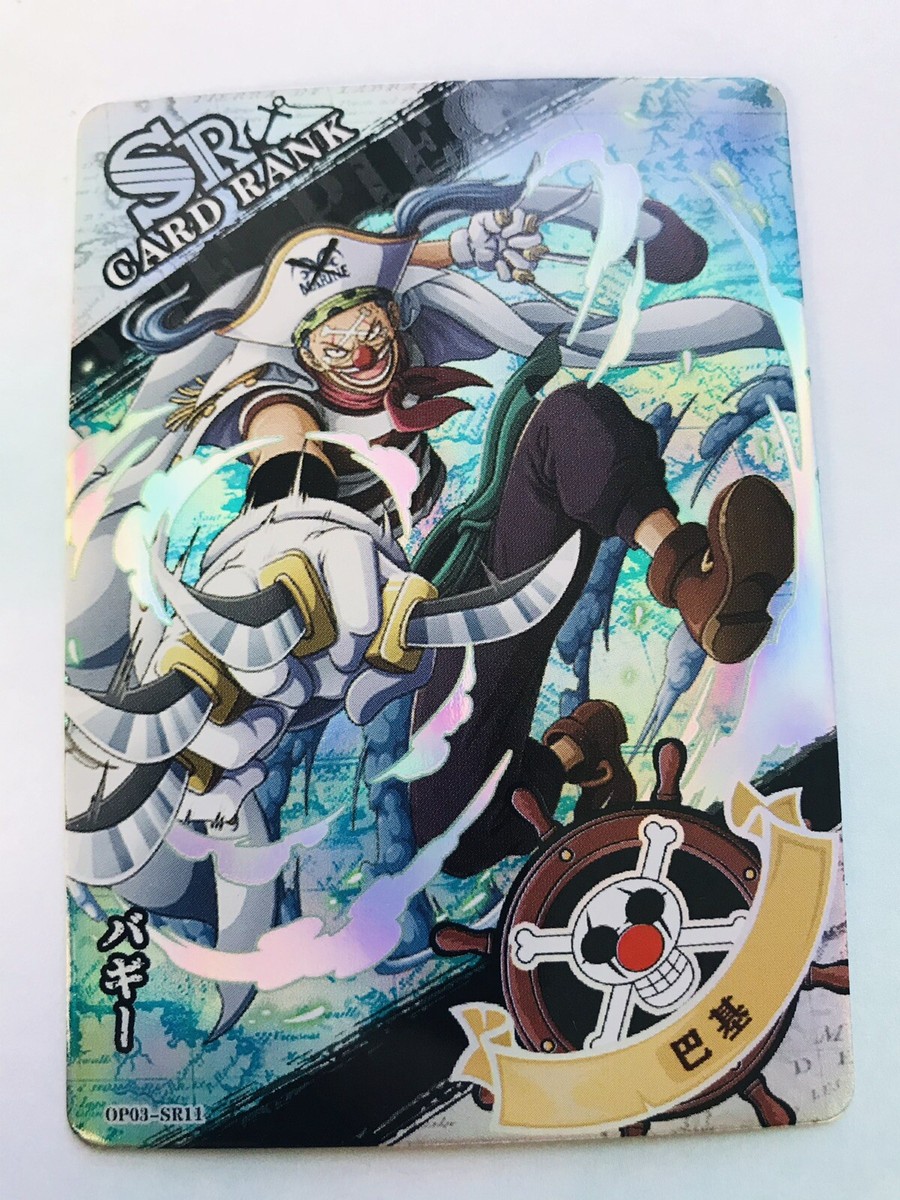 Buggy the Star Clown One Piece Anime Super Rare Holo Mint Trading