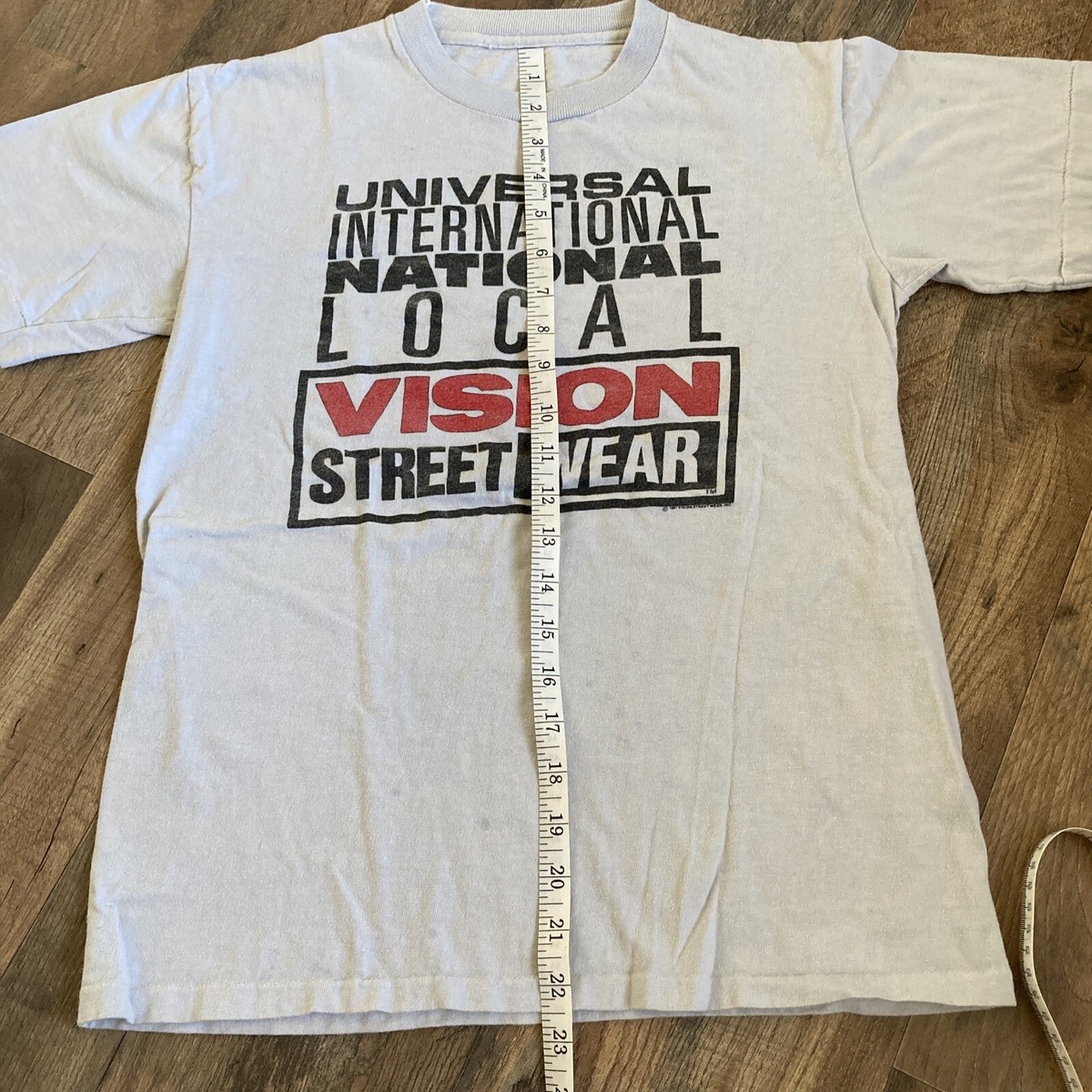 vintage vision street wear shirt Single Stitch Youth Large | eBay