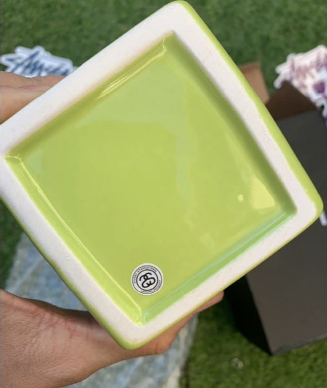 Stussy Dice Vase 100% Ceramic Lime 138703 0412 | eBay