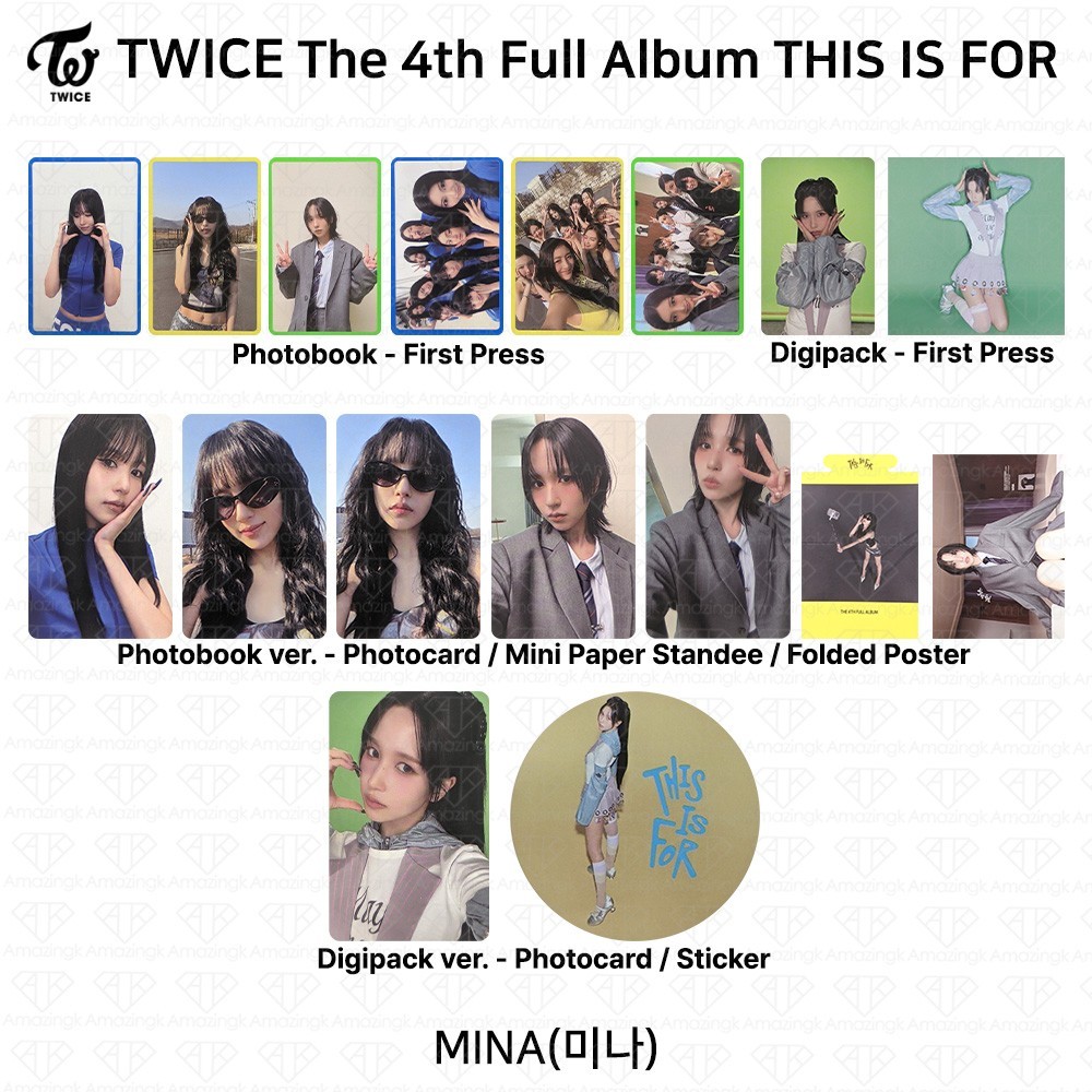 TWICE 4th Full Album THIS IS FOR Photobook / Digipack ver