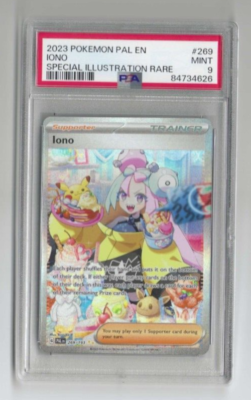 2023 Pokémon PAL EN #269/193 Iono - Special Illustration Rare PSA
