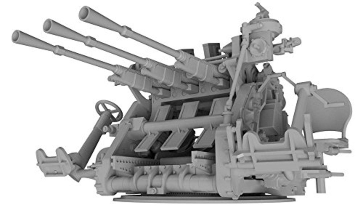 Pit-Road Skywave G-47 Imperial Japanese Navy Type 96 25mm Triple