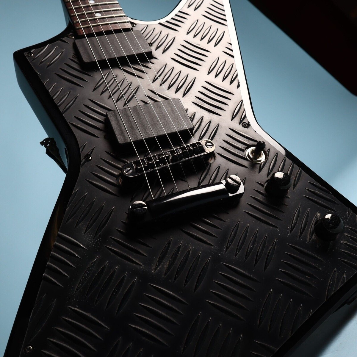 2006 LTD ESP Diamond Plate Black EX-400 BD Electric Guitar | eBay