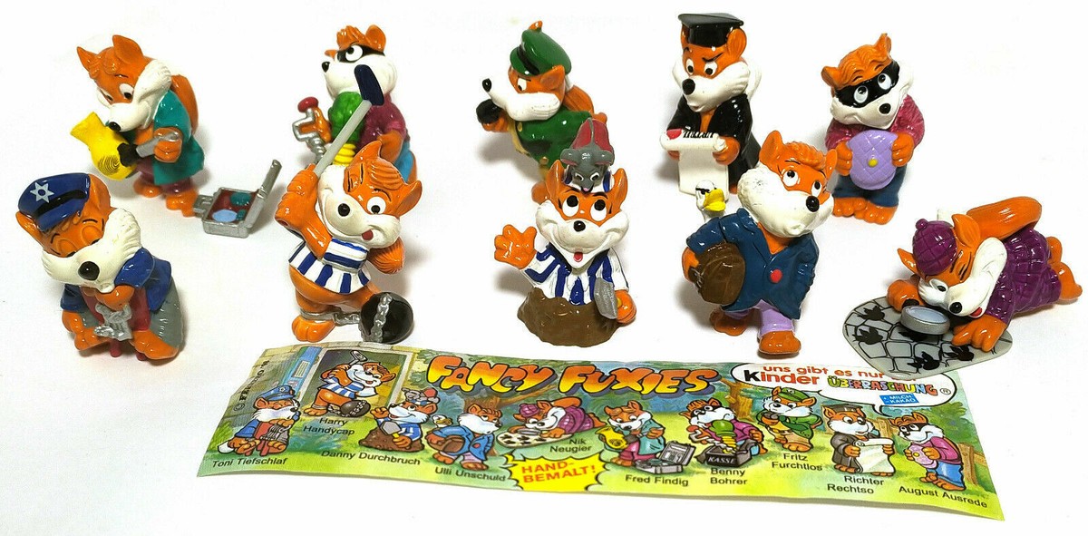 KINDER SURPRISE Fancy Fuxies Foxes 1998 Ferrero | eBay