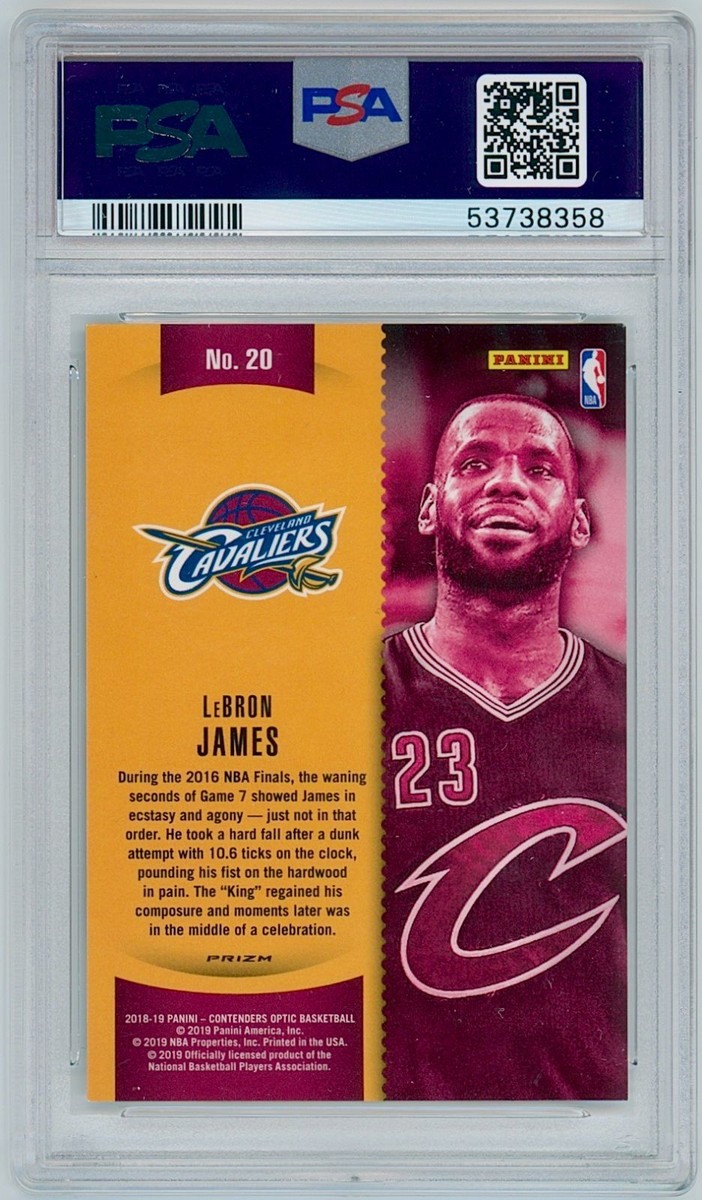 Lebron James 2018 Contenders Optic RED