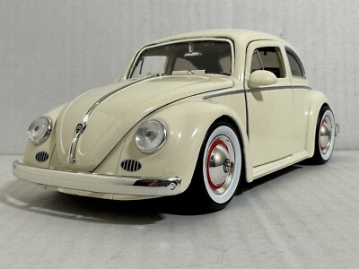JADA 1959 VW VOLKSWAGEN BEETLE PEARL WHITE 1:24 DIECAST MODEL NEW