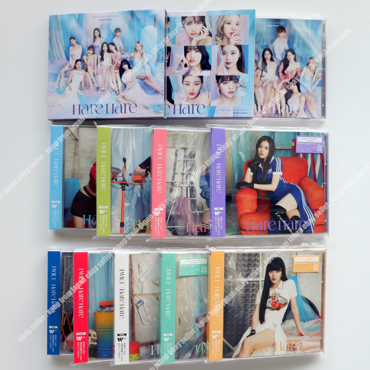 OPENED TWICE Hare Hare ONCE JAPAN ALBUM CD mina sana momo nayeon