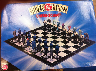 DC Superheroes Batman Chess Set (Very Rare) with FREE shipping