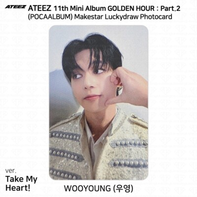 ATEEZ Golden Hour Part.2 Makestar Pocaalbum Luckydraw Photocard