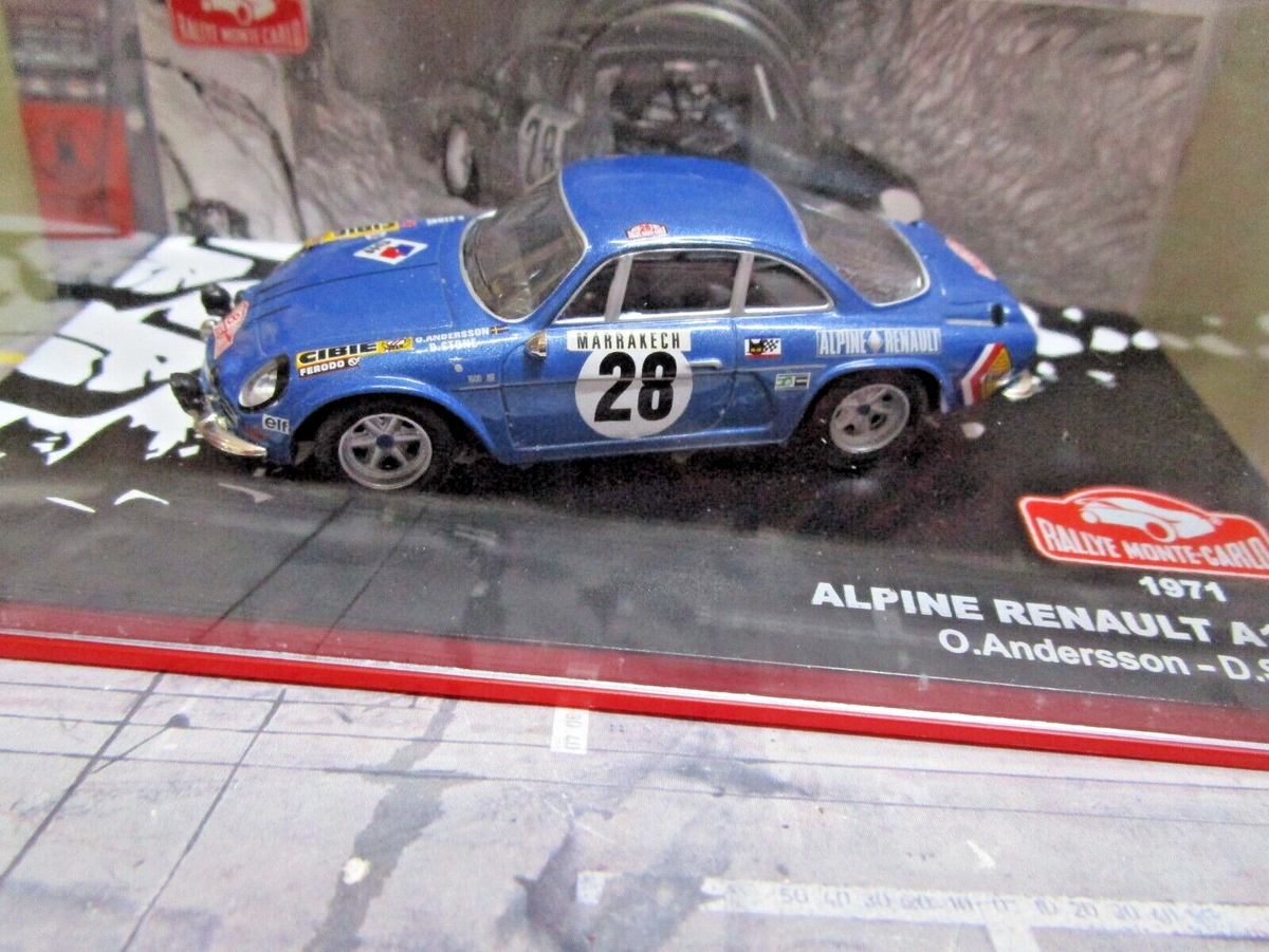 RENAULT Alpine A110 S 1600 Rallye Monte Carlo 1971 Win #28
