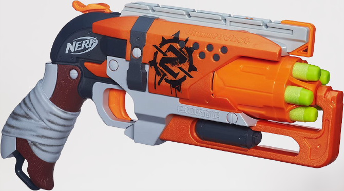 早い者勝ちセール！Nerf トイガン 5丁セット，1人プレイパーツ付き