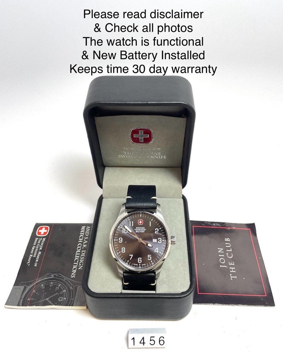 Wenger Swiss Military Terragraph 42mm Watch 01.9041.210 New