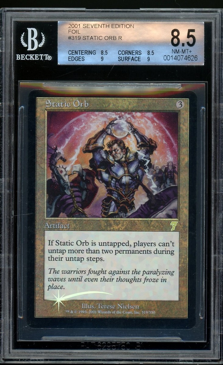 Static Orb - 7th Edition foil, BGS 8.5 NM-MT+. MTG (pop 1 of 2) | eBay