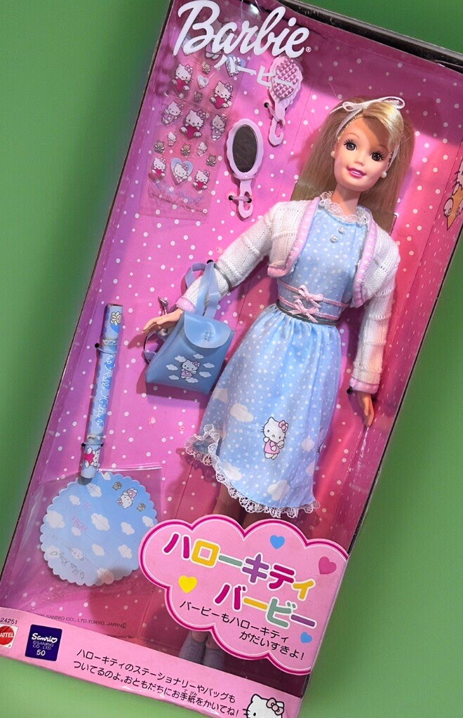Sanrio Hello Kitty Barbie Japan Issue Rare Mattel 24251 - MIB NRFB