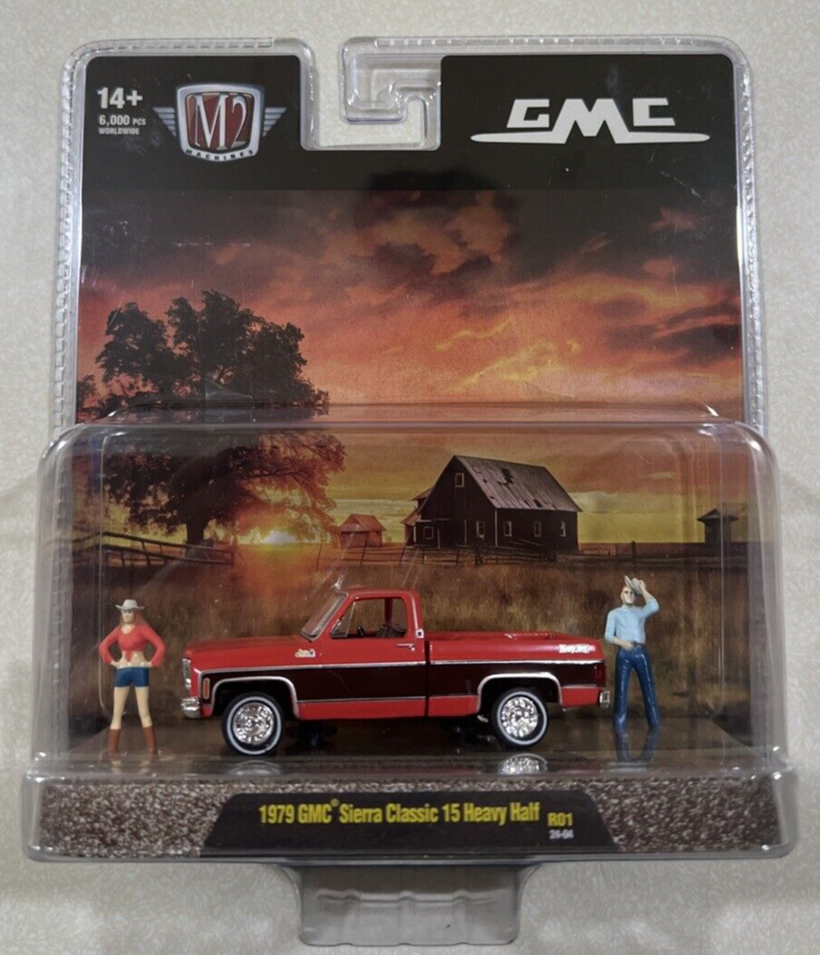 NEW 2024 M2 Auto Figs Diorama R01 79 GMC Sierra Classic 15 Heavy