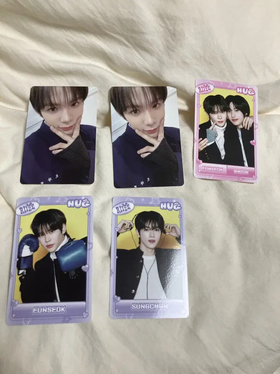 riize Hug trading card Two Tones Shotaro Eunseok Seong Chan