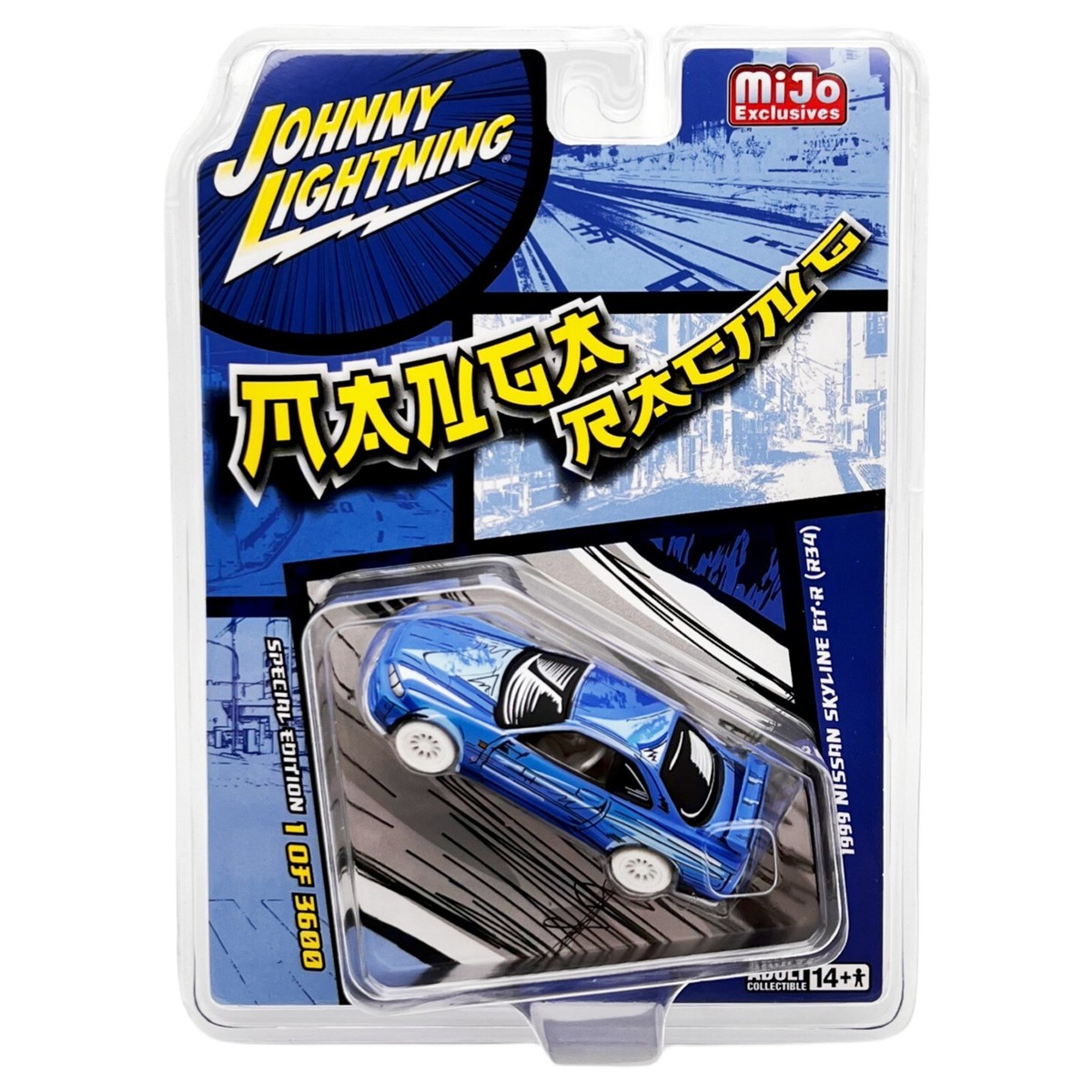 JOHNNY WHITE LIGHTNING MIJO MANGA RACING 1999 NISSAN SKYLINE GTR