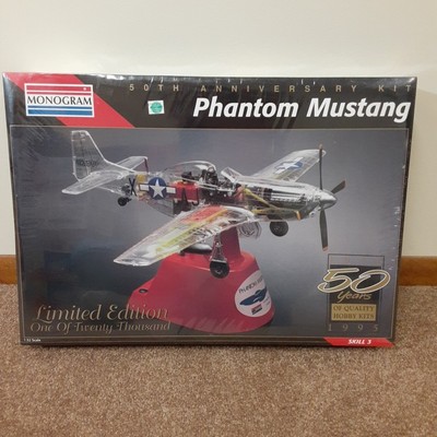 SEALED Monogram 50th Anniversary Phantom Mustang P-51 1:32 Scale
