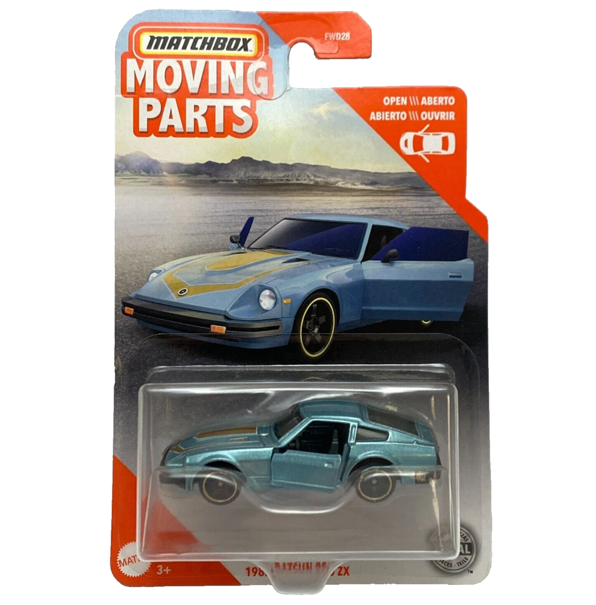 1982 Datsun 280 ZX Blue Matchbox Moving Parts MB1146 1/64 GTT20 | eBay