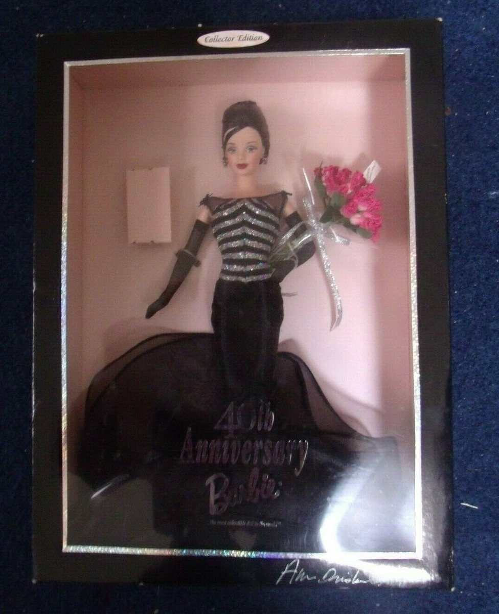 40th Anniversary Barbie Brunette 1999 Signed RARE | eBay