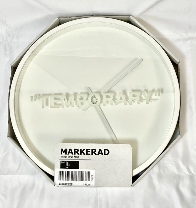IKEA Virgil Abloh MARKERAD Wall clock Mint from JAPAN Temporary