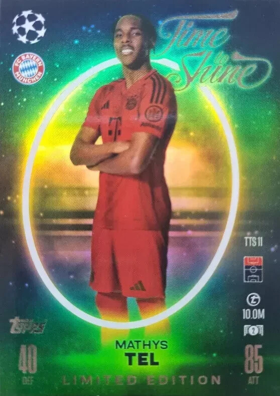 Topps Match Attax 2024/2025 Mathys Tel Limited Edition Time To