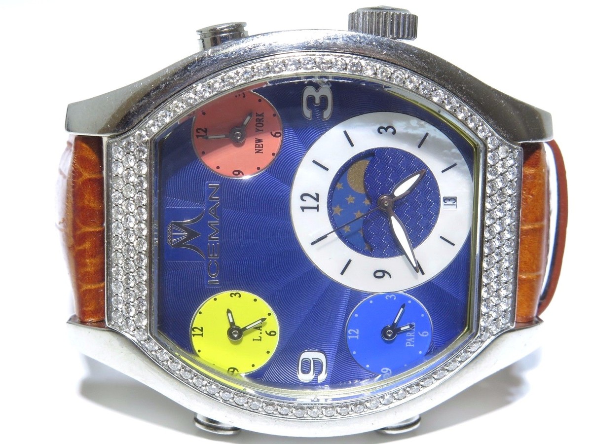 モ*チ様 raw life factory 宝掌 ICEMAN Mens Iceman Cheap Stainless
