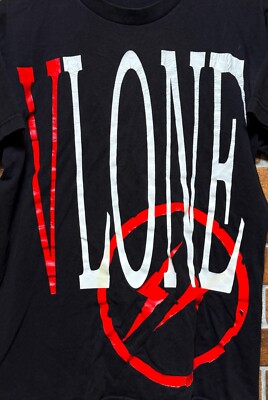 VLONE X FRAGMENT FRIENDS DESIGN BIG LOGO REVERSIBLE STAPLE SHIRT