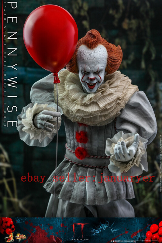 Perfect Hot Toys Mms555 1/6 It Chapter Two Pennywise Action Figure