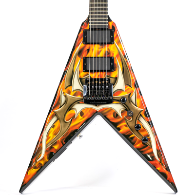 Early 2000's B.C. Rich KKV Kerry King Signature Flying V w/ Tribal