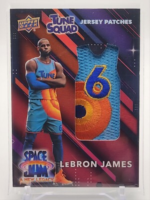 2021 Upper Deck Space Jam A New Legacy Lebron James Jersey Patch