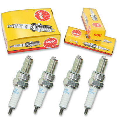 4pcs 05-06 Kawasaki ZX636 Ninja ZX-6R NGK Standard Spark Plugs
