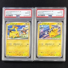 Collectible Individual Grade 10 Pikachu Pokémon TCG Card Games in