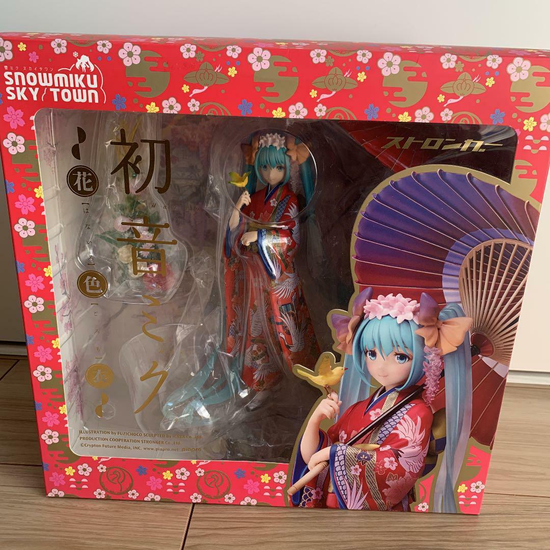 Stronger Hatsune Miku Hanairogoromo 1/8 Figure Kimono Sky Town