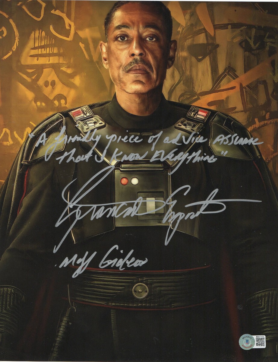 GIANCARLO ESPOSITO SIGNED AUTOGRAPH THE MANDALORIAN 11X14 PHOTO
