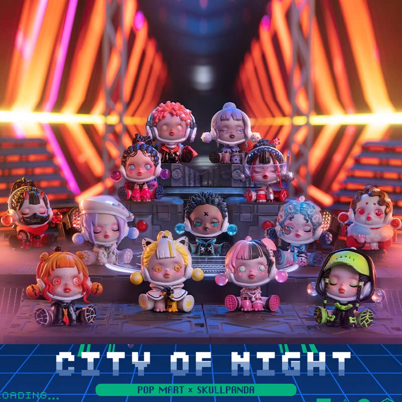 POP MART SKULLPANDA City of Night Series New Choose style blind