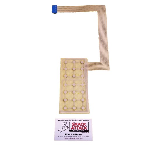 1x A86L-0001-0298 + A98L-0005-0252 Membrane Keysheet Keypad 7 Key