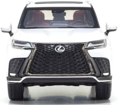 1/43 Lexus LX600 F Sport LHD White Nova Diecast Model Car by